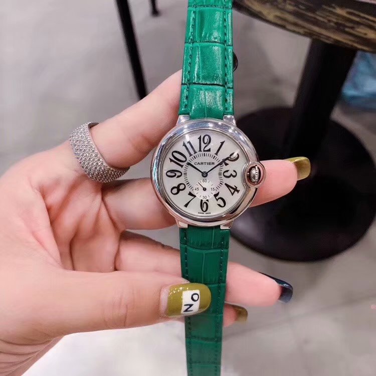 カルティエ CARTIER CAT20001  2020年最新入荷 腕時計 バロン ブルー ドゥ カルティエ ウォッチ レディース 時計 クォーツ 本革