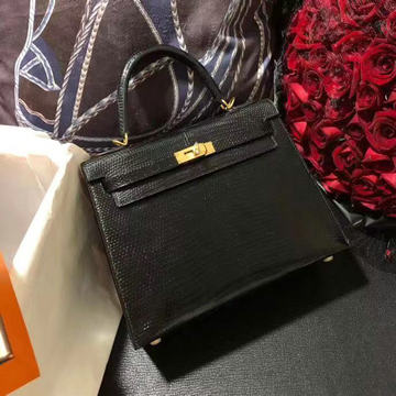 エルメス HERMES 063-HKLXDP28JK 2020年最新入荷 ケリー トップハンドルバッグ ハンドバッグ レディースかばん リザード革 外縫い