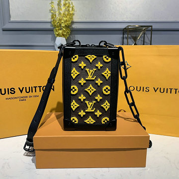 商品名称：ルイヴィトン LOUISVUITTON 057-M45079 2020年最新入荷 ヴァーティカル ソフトトランク 斜め掛け ショルダーバッグ クラッチバッグ ミニバッグ ポシェット