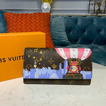 ルイヴィトン LOUISVUITTON 057-M61359 2020年最新入荷 ポルトフォイユ サラ ロングウォレット 二つ折り長財布 モノグラムキャンパス