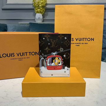 商品名称：ルイヴィトン LOUISVUITTON 057-M64411C 2020年最新入荷 クーヴェルテュール パスポール NM パスポートケース カードケース ジングル猫 プリント モノグラムキャンパス