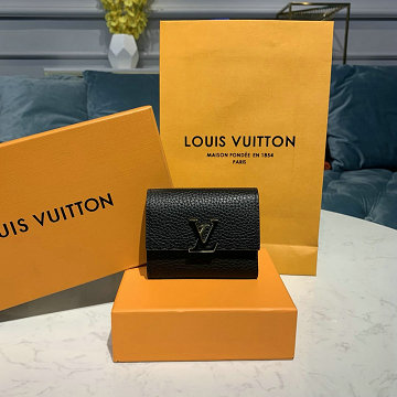 商品名称：ルイヴィトン LOUISVUITTON 057-M68587 2020年最新入荷 ポルトフォイユ カプシーヌ XS 三つ折り短財布 ショートウォレット トリヨンレザー