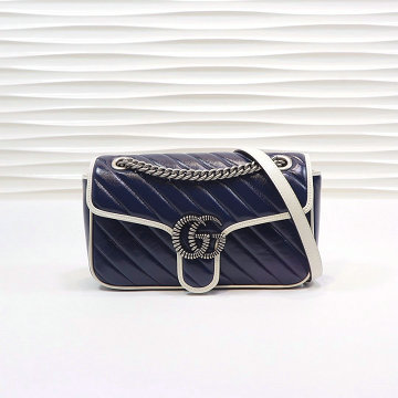 グッチ GUCCI 057-GG443497LB 2019年最新入荷 GG マーモント 斜めがけ ショルダーバッグ レディースかばん カーフスキン