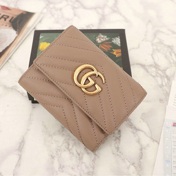 グッチ GUCCI 057-GG474802Q 2020年最新入荷 三つ折り短財布 ショートウォレット カーフレザー カードケース