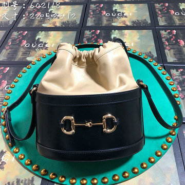 グッチ GUCCI 057-GG602118PS 2020年最新入荷 1955 ホースビット バケットバッグ ショルダーバッグ レザー