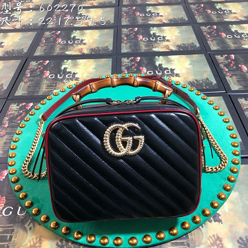 グッチ GUCCI 057-GG602270PK 2019年最新入荷 トップハンドルバッグ 2way ショルダーバッグ スクエアバッグ レディースかばん カーフレザー