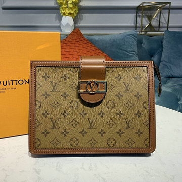 ルイヴィトン LOUISVUITTON 057-M44178K 2020年最新入荷 ドーフィーヌ 手持ちかばん クラッチバッグ セカンドバッグ モノグラム リバース キャンバス