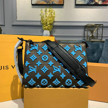 商品名称：ルイヴィトン LOUISVUITTON 057-M45078  2020年最新入荷 トリアングル メッセンジャーバッグ ショルダーバッグ エンブロイダリー モノグラムキャンパス