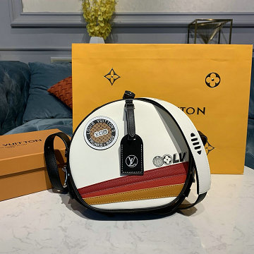 商品名称：ルイヴィトン LOUISVUITTON 057-M55653  2020年最新入荷 ボワット シャポー スープル ラウンドバッグ 斜め掛け ショルダーバッグ スムースカーフレザー