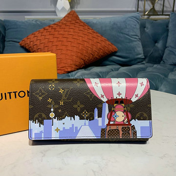 ルイヴィトン LOUISVUITTON 2020年最新入荷 ポルトフォイユ サラ 二つ折り長財布 ロングウォレット モノグラムキャンパス