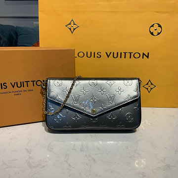 ルイヴィトン LOUISVUITTON 057-M68648 2020年最新入荷 ポシェット フェリシー チェーンウォレット ショルダーバッグ モノグラム ヴェルニ レザー