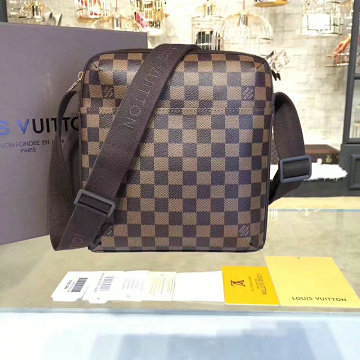 ルイヴィトン LOUISVUITTON 2020年最新入荷 メッセンジャーバッグ ダミエ トロター ボブール 斜め掛け ショルダーバッグ メンズバッグ ダミエベヌ