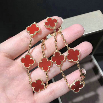 ヴァン クリーフ アーペル Van Cleef Arpels CZ-VASZ20002 2020年最新入荷 ヴィンテージ アルハンブラ ブレスレット チェーン 5モチーフ アクセサリー ジュエリー