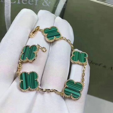 ヴァン クリーフ アーペル Van Cleef Arpels CZ-VASZ20004 2020年最新入荷 ヴィンテージ アルハンブラ ブレスレット チェーン 5モチーフ アクセサリー ジュエリー