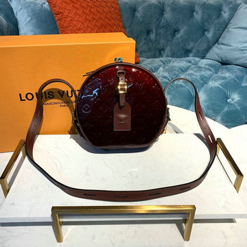 商品名称：ルイヴィトン LOUISVUITTON  057-M53999J 2019年最新入荷 プチボワット シャポー スープル PM ショルダーバッグ モノグラムヴェルニ