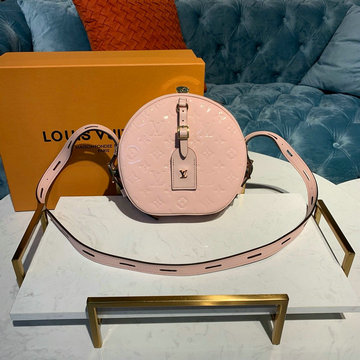 ルイヴィトン LOUISVUITTON  057-M53999F 2019年最新入荷 プチボワット シャポー スープル PM ショルダーバッグ モノグラムヴェルニ