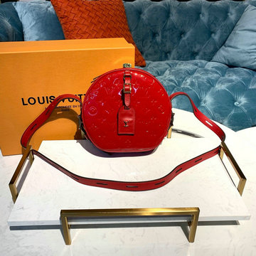 ルイヴィトン LOUISVUITTON  057-M54100 2019年最新入荷 プチボワット シャポー スープル PM ショルダーバッグ モノグラムヴェルニ