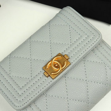シャネル CHANEL JS-CH80734HG  2020年最新入荷 boy フラップウォレット 三つ折り短財布 ショートウォレット カードケース 札入れ