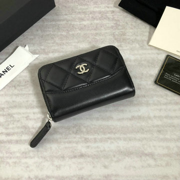 商品名称：シャネル CHANEL JS-CH84404Y 2020年最新入荷 ジッピーウォレット コインケース 小銭入れ ファスナー短財布 黒