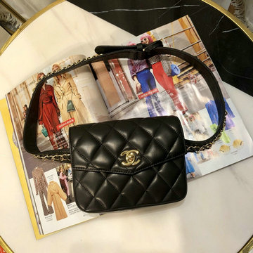 シャネル CHANEL JS-CH92235 2020年最新入荷 ウェストバッグ ベルトバッグ ショルダーバッグ フラップバッグ レディースかばん カーフレザー
