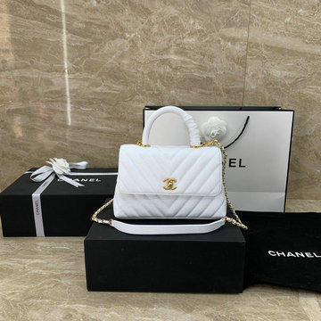 シャネル CHANEL JS-CH92992VQJQB 2020年最新入荷 トップハンドルバッグ トートバッグ 2way ショルダーバッグ ハンドバッグ キャビアスキン