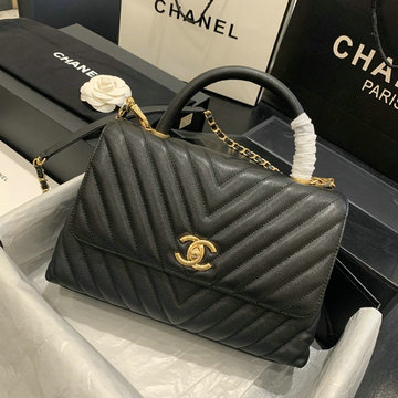 シャネル CHANEL JS-CH92992VQJQK 2020年最新入荷 トップハンドルバッグ トートバッグ 2way ショルダーバッグ ハンドバッグ キャビアスキン