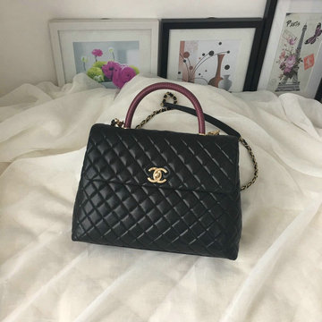 シャネル CHANEL JS-CH92993GQYPK 2020年最新入荷 トップハンドルバッグ トートバッグ 2way ショルダーバッグ ハンドバッグ キャビアスキン