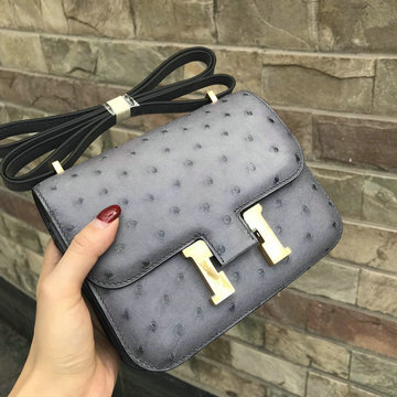 エルメス HERMES  063-HE108218TPHS 2020年最新入荷 コンスタンス 斜め掛け ショルダーバッグ レディースかばん オーストリッチ革