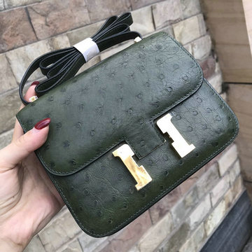 エルメス HERMES 063-HE108218TPML 2020年最新入荷 コンスタンス 斜め掛け ショルダーバッグ レディースかばん オーストリッチ革