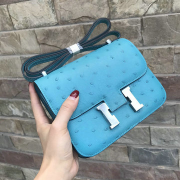 エルメス HERMES 063-HE108218TPTL  2020年最新入荷 コンスタンス 斜め掛け ショルダーバッグ レディースかばん オーストリッチ革