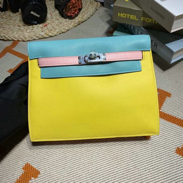 商品名称：エルメス HERMES  063-HKD22SPYL 2020年最新入荷 ケリー DanSe 22 ハンドバッグ ショルダーバッグ バックパック swift スイフト革