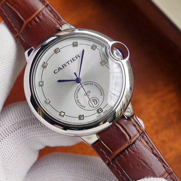 カルティエ CARTIER ZX-CAT20016 2020年最新入荷 腕時計 オートマチック ウォッチ メンズ 自動巻き 時計 本革ベルト