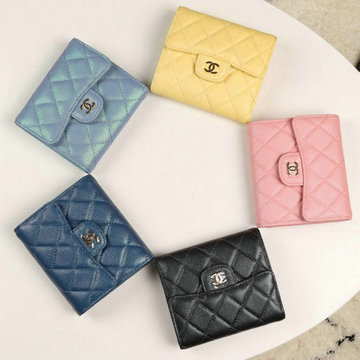 商品名称：シャネル CHANEL JS-CH8228DQY 2020年最新入荷 クラシック スモール フラップ ウォレット 三つ折り短財布 ショートウォレット カードケース