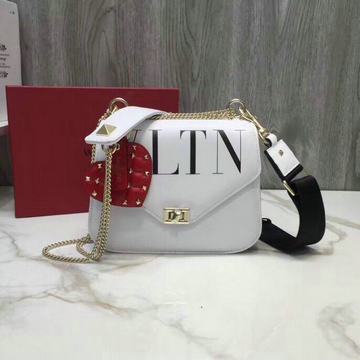 ヴァレンティノ Valentino 99-VL2060 2020年最新入荷 斜め掛け ショルダーバッグ ロックスタッズ VLTN プリント スモールバッグ レディースかばん