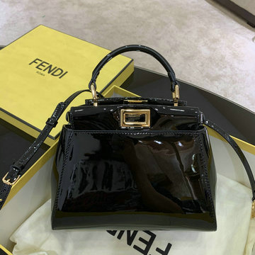 商品名称：フェンディ FENDI  BXN-FD5318QB 2020年最新入荷 ピーカブー エックスライト トートバッグ ハンドバッグ 通勤 パテントレザー
