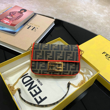 フェンディ FENDI  BXN-FD83318RD 2020年最新入荷 バゲット トートバッグ 斜め掛け ショルダーバッグ スモールバッグ レディースかばん カーフレザー