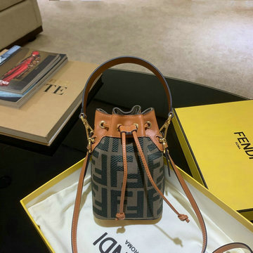 フェンディ FENDI  BXN-FD83327BF 2020年最新入荷 バゲット トートバッグ 斜め掛け モン トレゾール ショルダーバッグ レザー バゲットバッグ
