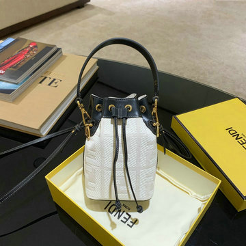 フェンディ FENDI  BXN-FD83327PB 2020年最新入荷 バゲット トートバッグ 斜め掛け モン トレゾール ショルダーバッグ レザー バゲットバッグ