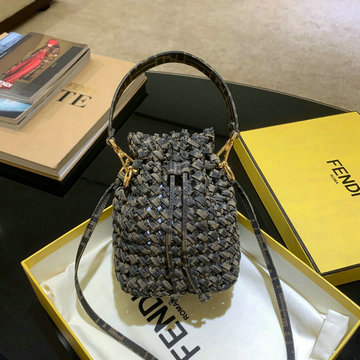 フェンディ FENDI  BXN-FD83334 2020年最新入荷 バゲット トートバッグ 斜め掛け モン トレゾール ショルダーバッグ レザー バゲットバッグ