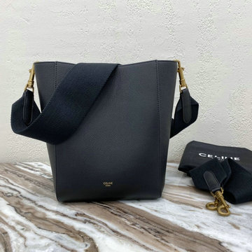 セリーヌ CELINE DDB-CE90841QBK  2020年最新作 スモール サングル バケット バッグ ハンドバッグ トートバッグ 2way ショルダーバッグ カーフレザー