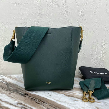 セリーヌ CELINE  DDB-CE90841QML 2020年最新作 スモール サングル バケット バッグ ハンドバッグ トートバッグ 2way ショルダーバッグ カーフレザー
