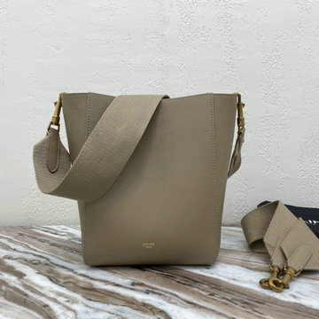 セリーヌ CELINE DDB-CE90841QQH  2020年最新作 スモール サングル バケット バッグ ハンドバッグ トートバッグ 2way ショルダーバッグ カーフレザー