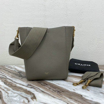 セリーヌ CELINE DDB-CE90841QHS 2020年最新作 スモール サングル バケット バッグ ハンドバッグ トートバッグ 2way ショルダーバッグ カーフレザー