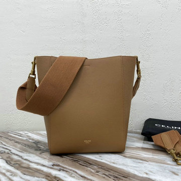 セリーヌ CELINE DDB-CE90841QTH 2020年最新作 スモール サングル バケット バッグ ハンドバッグ トートバッグ 2way ショルダーバッグ カーフレザー