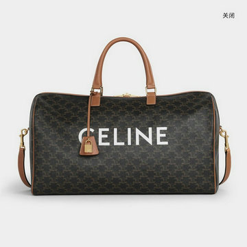 セリーヌ CELINE DDB-CE191472 2020年最新作 ラージ ヴォヤージュバッグ ボストンバッグ トートバッグ 2way ショルダーバッグ 旅行かばん トリオンフキャンバス カーフスキン