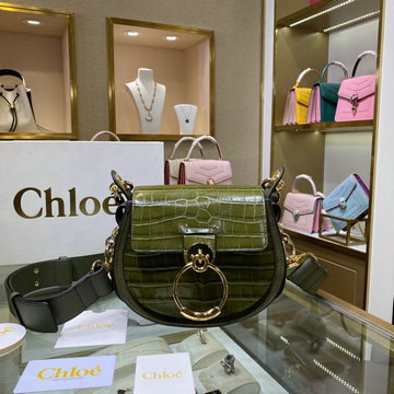 クロエ CHLOE  DDB-CLE1153EPG 2020年最新入荷 Tess スモールバッグ 斜めがけ ショルダーバッグ カーフスキン ラウンドバッグ レディースかばん