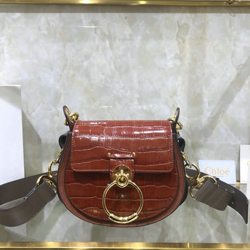 クロエ CHLOE DDB-CLE1153ERD 2020年最新入荷 Tess スモールバッグ 斜めがけ ショルダーバッグ カーフスキン ラウンドバッグ レディースかばん