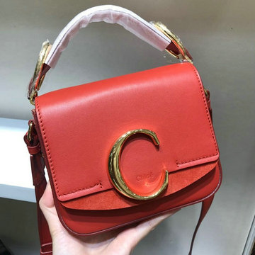 クロエ CHLOE  DDB-CLE4026RD 2020年最新入荷 C ミニバッグ トップハンドルバッグ 2way 斜め掛け ショルダーバッグ レディースかばん カーフレザー
