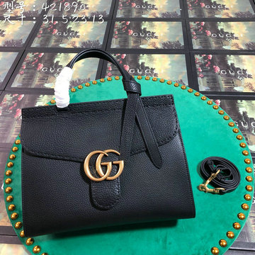 グッチ GUCCI  057-GG421890PK 2020年最新入荷 トップハンドルバッグ トートバッグ レディースかばん カーフレザー