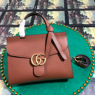 グッチ GUCCI  057-GG421890PZ 2020年最新入荷 トップハンドルバッグ トートバッグ レディースかばん カーフレザー